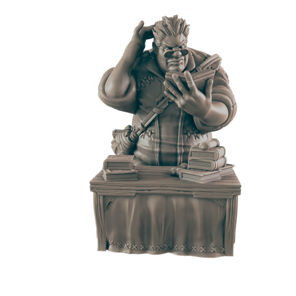 Giant Scholar - Everyday Heroes - Minis - EC3D - - Dungeons & Dragons - RPG - Tabletop - EC3D - Miniature