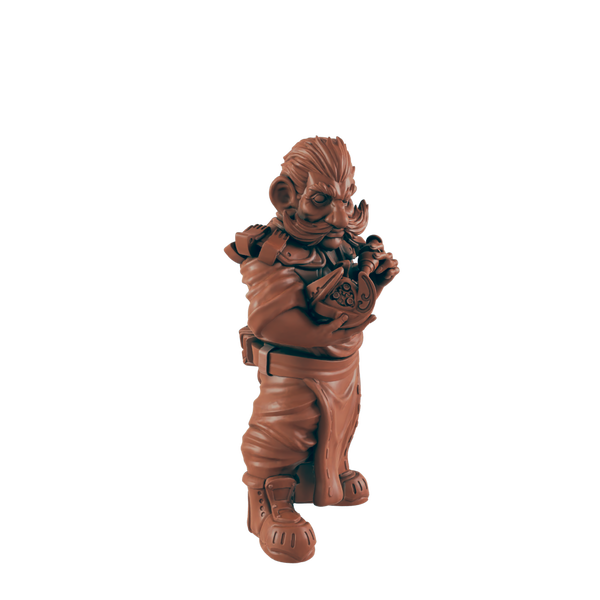 Gnome Artisan - Bolts and Brimstone - Minis - EC3D - Steampunk - SciFi RPG