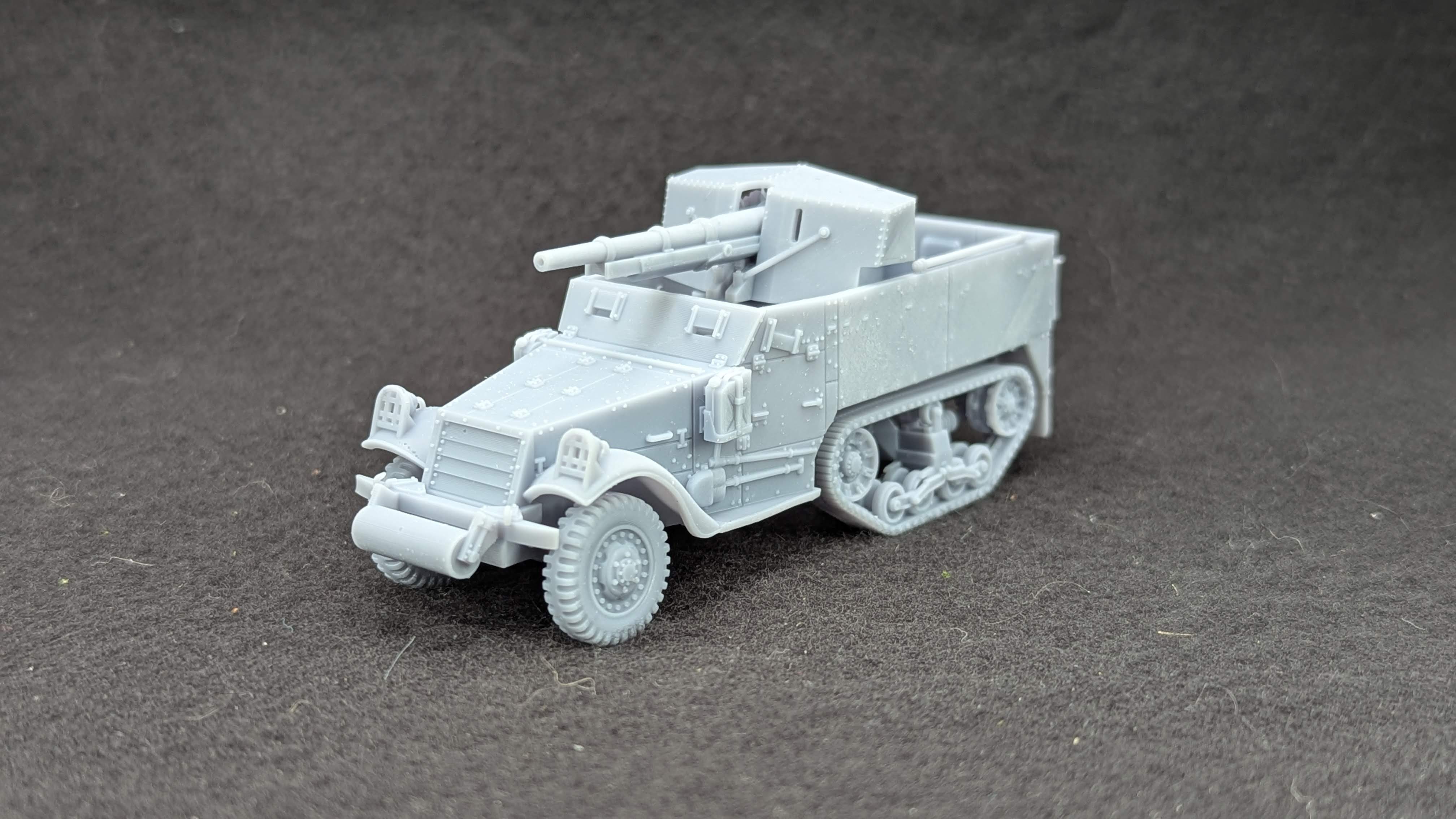 Half-track M3 75 mm GMC - US Army -  wargame3d - 28mm Scale