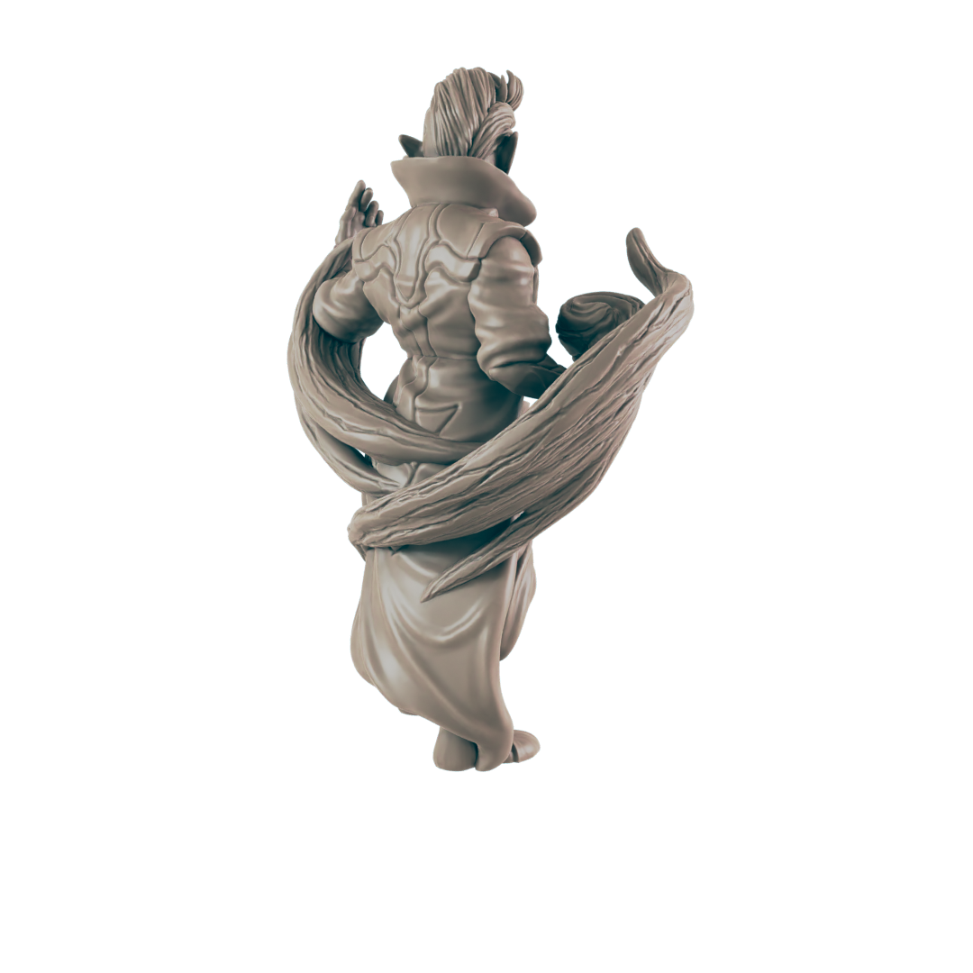 Warlock Halfelf Male - Everyday Heroes - Minis - EC3D - - Dungeons & Dragons - RPG - Tabletop - EC3D - Miniature