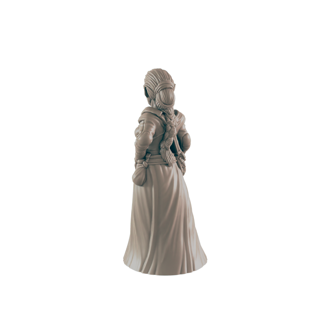 Half Orc Mother - Everyday Folk - Mini - EC3D - - Dungeons & Dragons - RPG - Tabletop - EC3D - Miniature