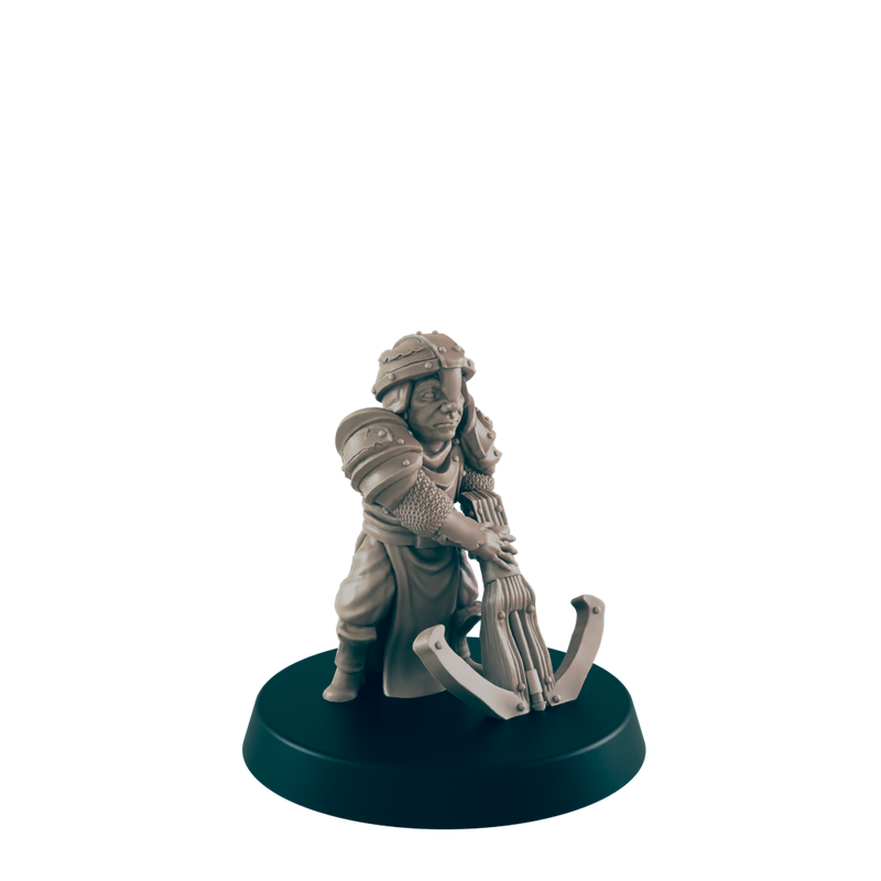 Halfling Male Guard - Everyday Folk - Mini - EC3D - - Dungeons & Dragons - RPG - Tabletop - EC3D - Miniature