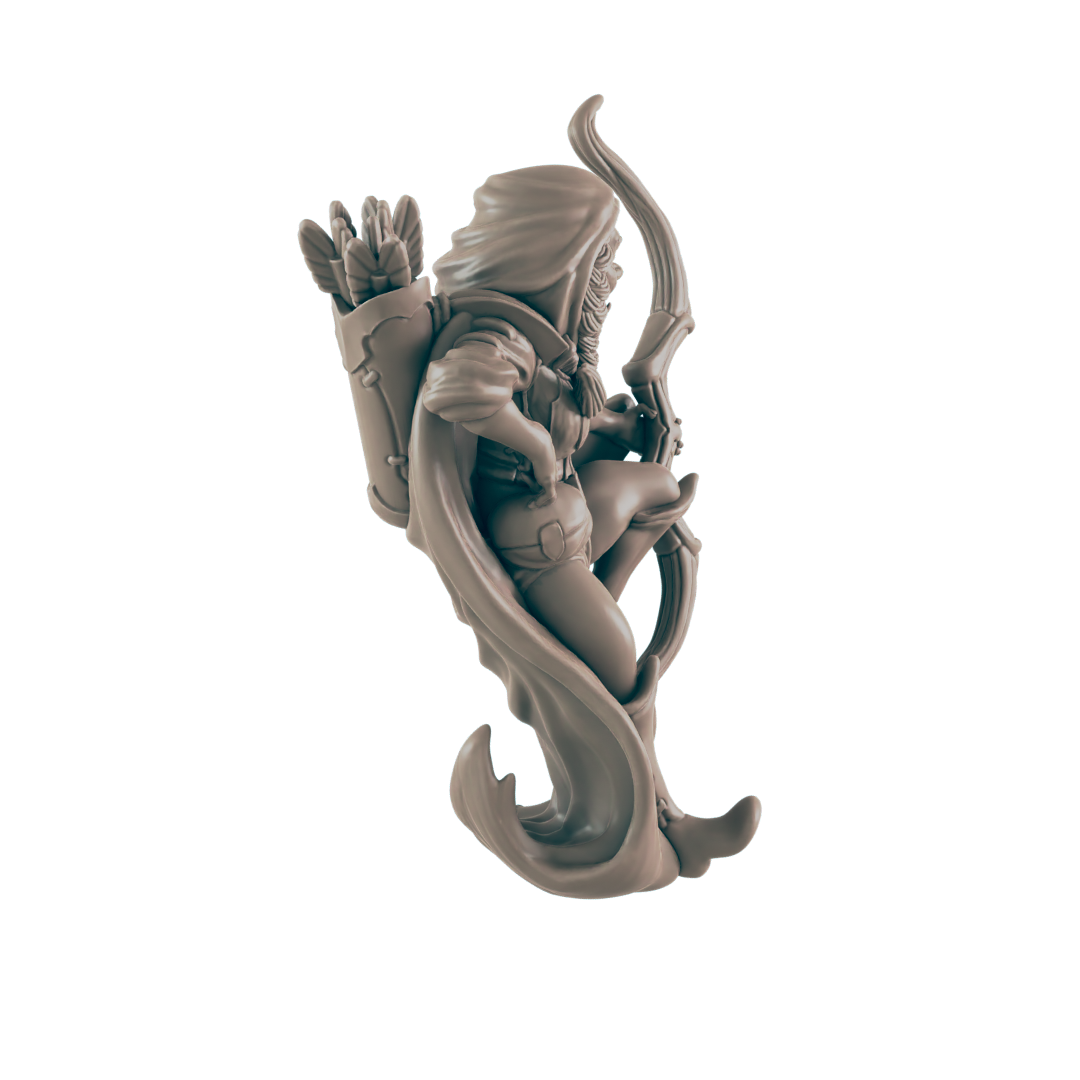 Ranger Halforc Female - Everyday Heroes - Minis - EC3D - - Dungeons & Dragons - RPG - Tabletop - EC3D - Miniature