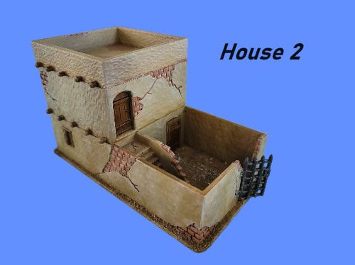 Basic Middle East Terrain - War Games And Dioramas -  28 mm - Bolt Action