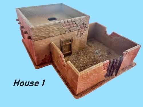 Basic Middle East Terrain - War Games And Dioramas -  28 mm - Bolt Action