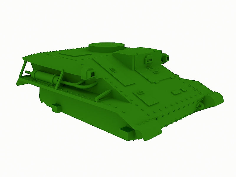 Vickers Light Tank Mark IV - UK Army - 28mm Scale -  wargame3d