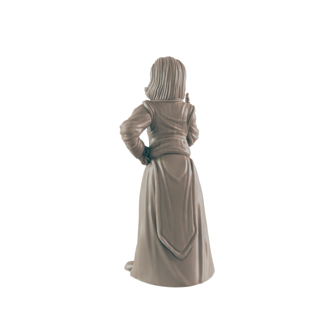 Human Karen - Everyday Folk - Mini - EC3D - - Dungeons & Dragons - RPG - Tabletop - EC3D - Miniature