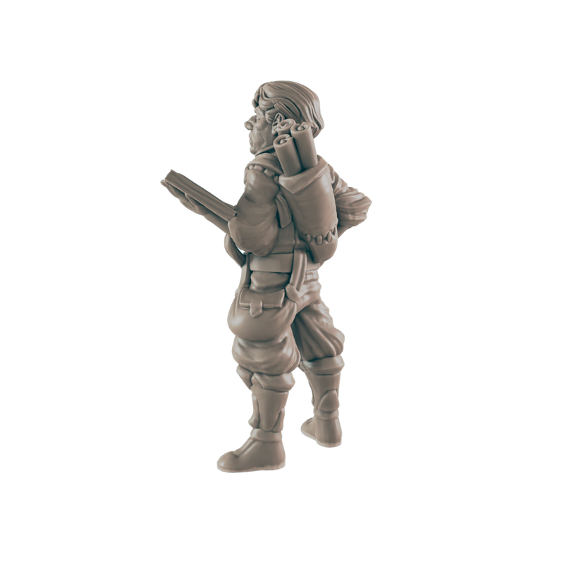 Human Male Architect - Everyday Folk - Mini - EC3D - - Dungeons & Dragons - RPG - Tabletop - EC3D - Miniature