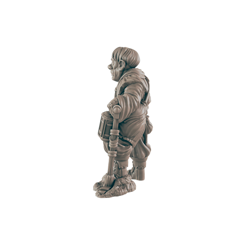 Human Gravedigger - Everyday Folk - Minis - EC3D - - Dungeons & Dragons - RPG - Tabletop - EC3D - Miniature