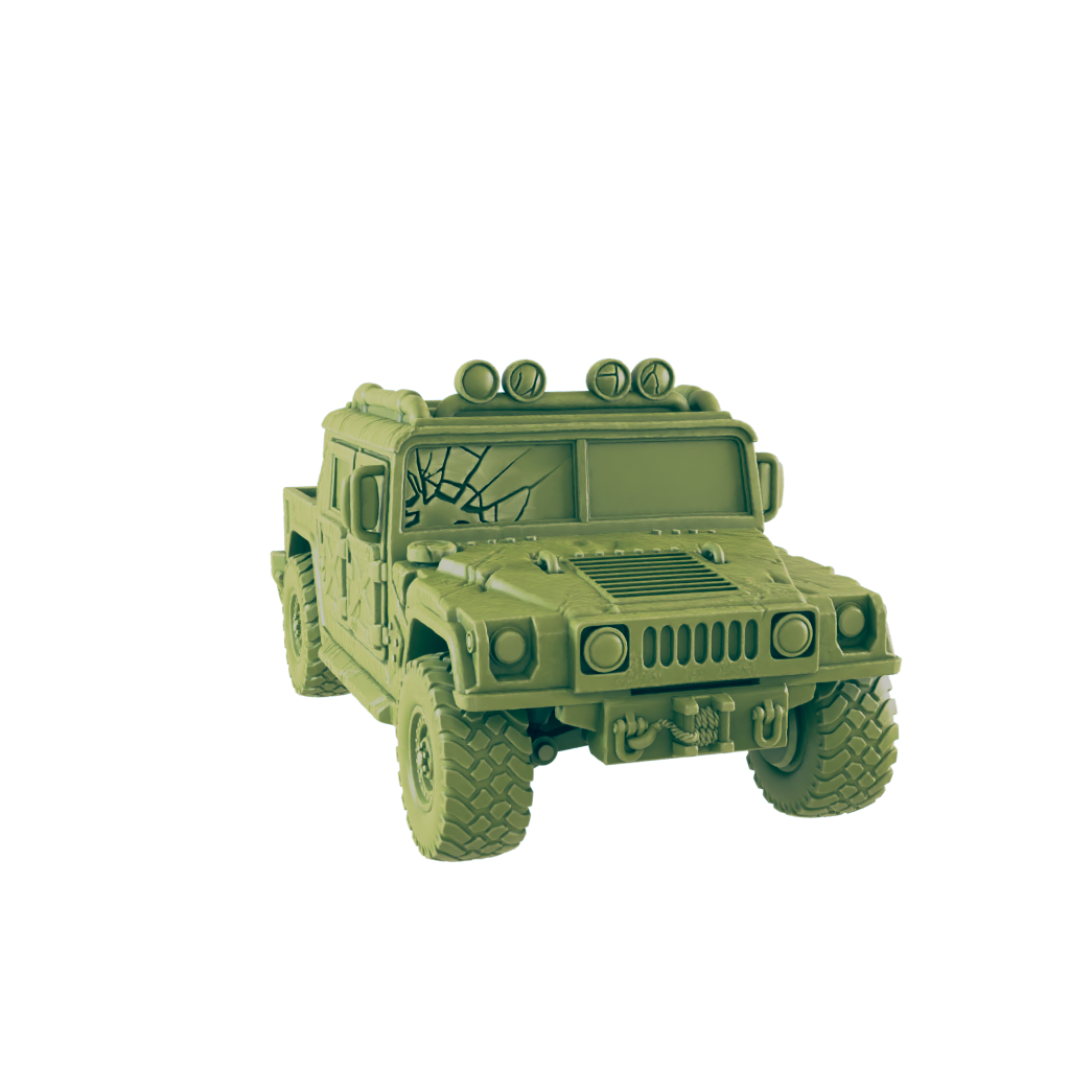 Humvee - Beyond the Badlands - Scatter- EC3D - Cyber Punk - SciFi RPG