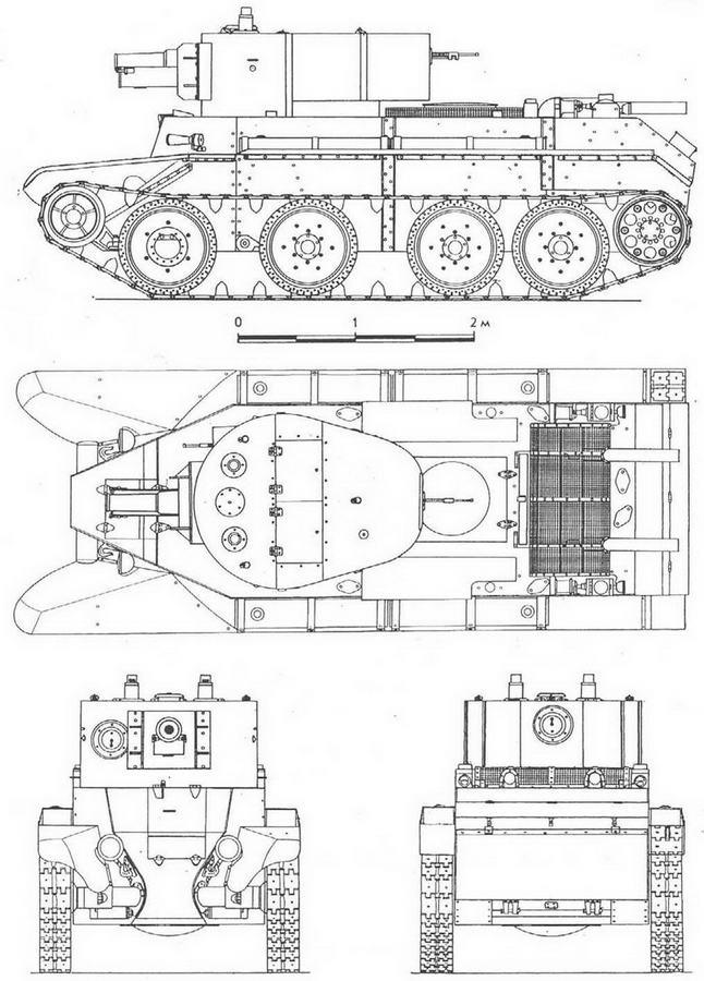 BT-7 - Russian Army -  wargame3d- 28mm Scale