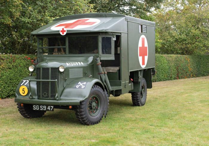 Austin K2/Y Ambulance - UK Army -  wargame3d- 28mm Scale