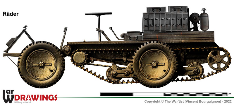 ADMK Motorkarrette Mulus -Austrian Army - Bolt Action - wargame3d- 28mm Scale