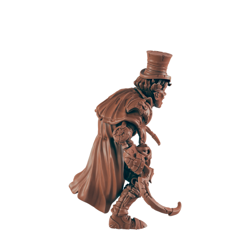 Jack The Ripper - Bolts and Brimstone - Minis - EC3D - Steampunk - SciFi RPG