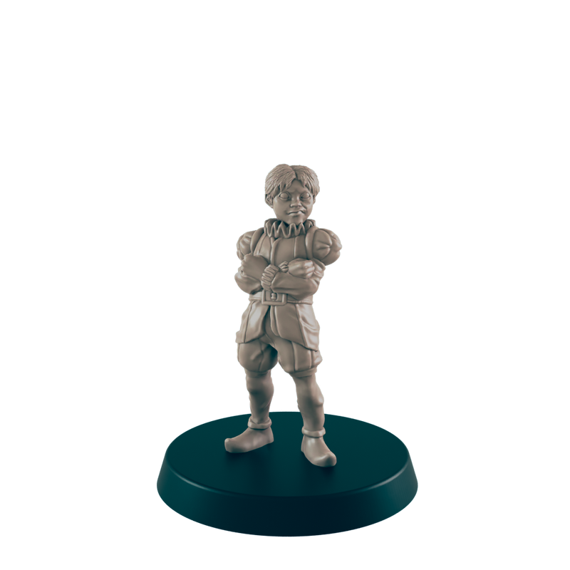 Human Kid Prince - Everyday Folk - Minis - EC3D - - Dungeons & Dragons - RPG - Tabletop - EC3D - Miniature