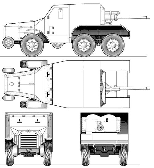 Laffly W15 TCC Tank Hunter - French Army -  wargame3d- 28mm Scale