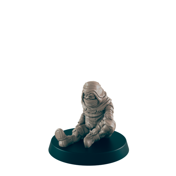 Leper - Everyday Folk - Mini - EC3D - - Dungeons & Dragons - RPG - Tabletop - EC3D - Miniature