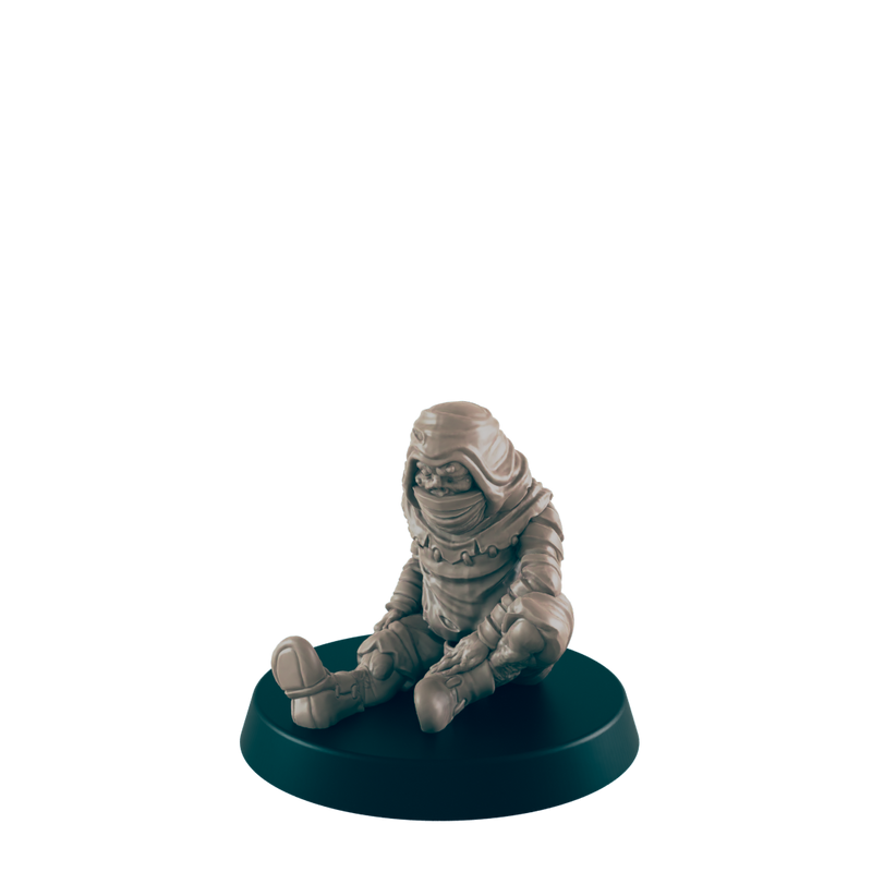 Leper - Everyday Folk - Mini - EC3D - - Dungeons & Dragons - RPG - Tabletop - EC3D - Miniature