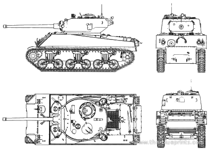 Sherman M4A2 76mm - US Army - Bolt Action - wargame3d- 28mm Scale