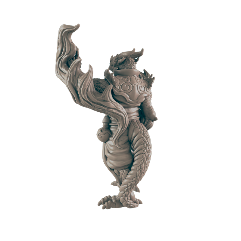 Sorcerer Dragonkin Male - Everyday Heroes - Minis - EC3D - - Dungeons & Dragons - RPG - Tabletop - EC3D - Miniature