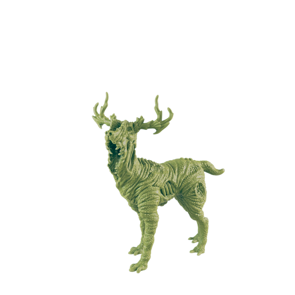 Mutated Deer - Return to the Badlands - Mini - EC3D - Cyber Punk - SciFi RPG