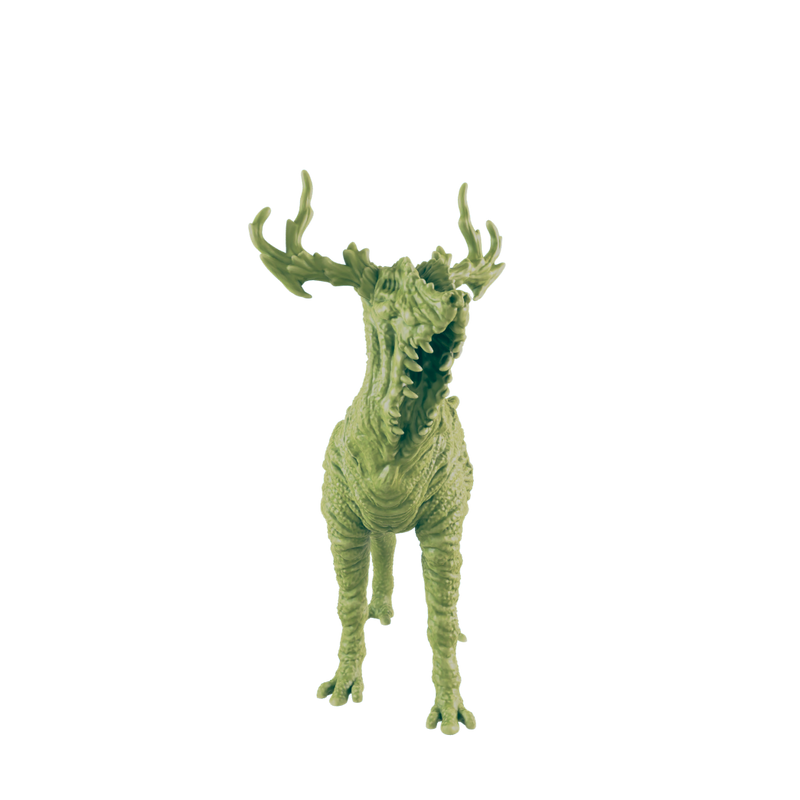 Mutated Deer - Return to the Badlands - Mini - EC3D - Cyber Punk - SciFi RPG