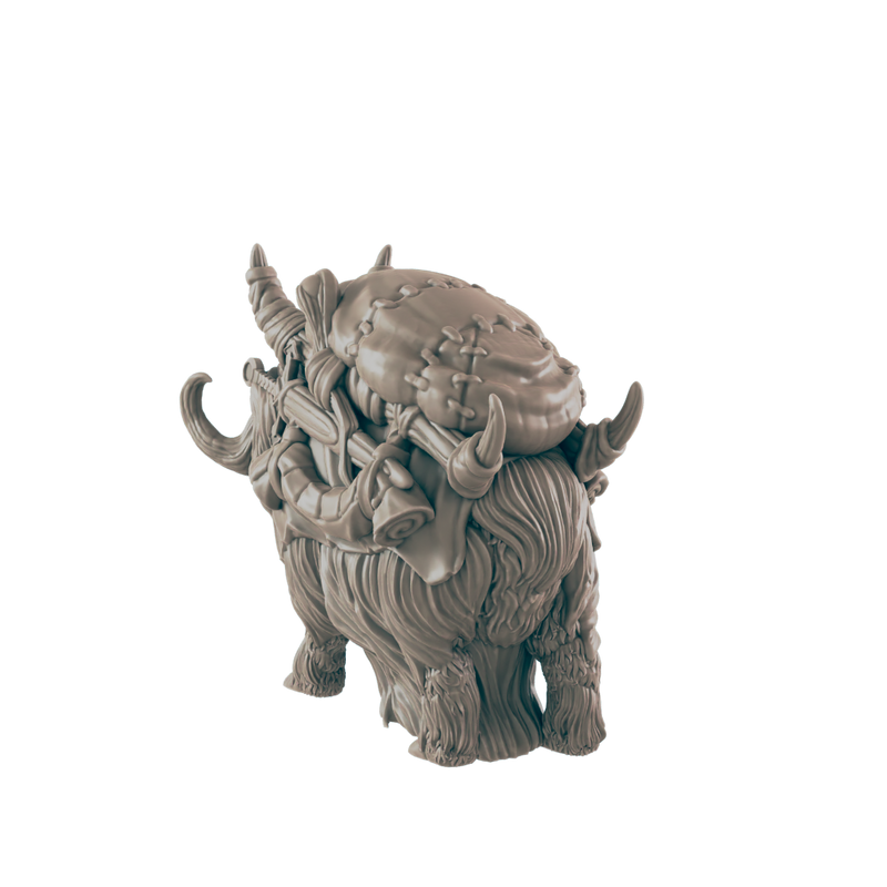 Merchant Pak Yak- Everyday Folk - Mini - EC3D - - Dungeons & Dragons - RPG - Tabletop - EC3D - Miniature