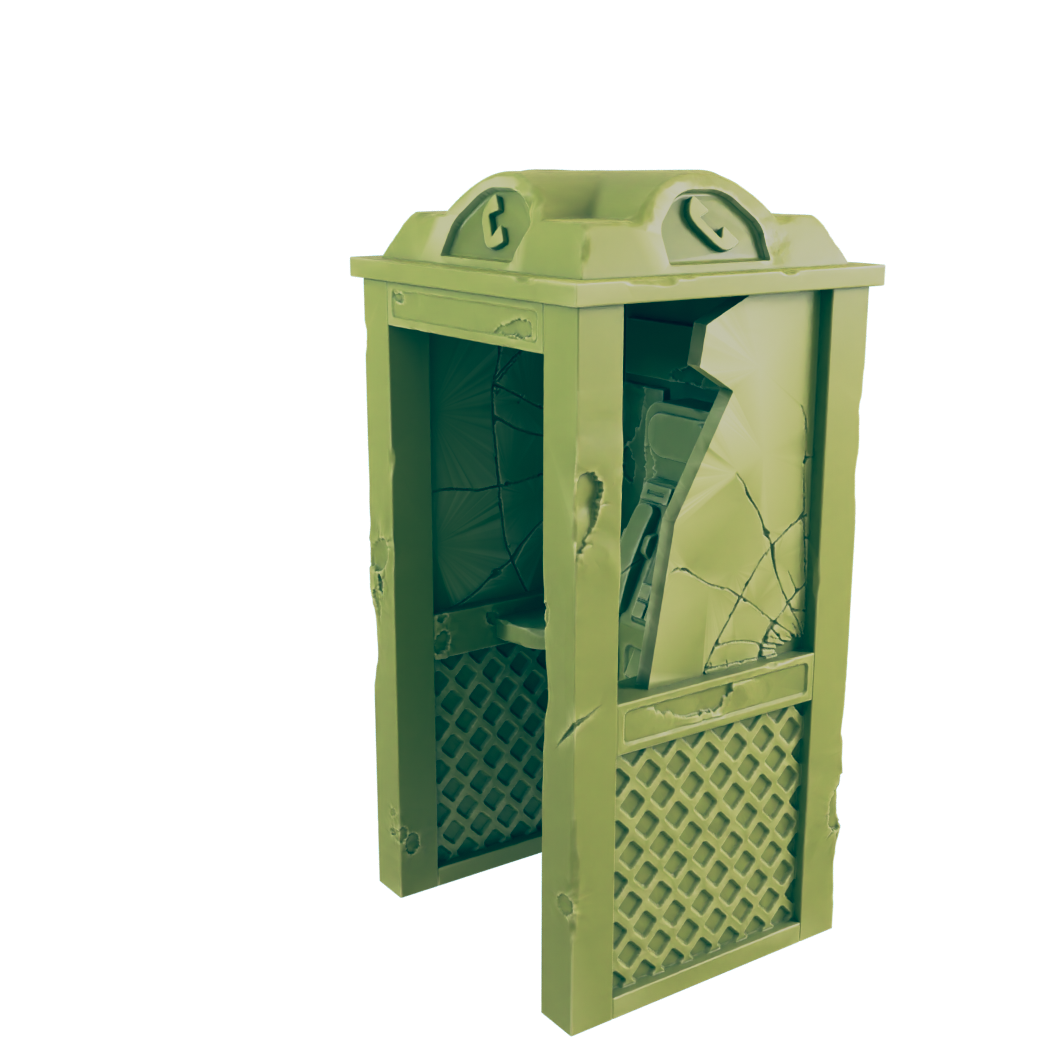 Scenic Scatter Set 4 - Beyond the Badlands - Scatter- EC3D - Cyber Punk - SciFi RPG