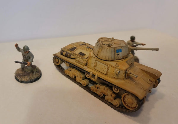 Italian M15-42 tank + AA version .stl pack, 1/56th - Resin 28mm Miniatures - Bolt Action