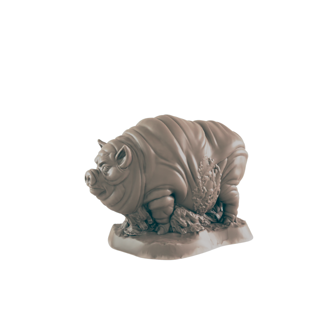 Pigs - Everyday Folk - Minis - EC3D - - Dungeons & Dragons - RPG - Tabletop - EC3D - Miniature