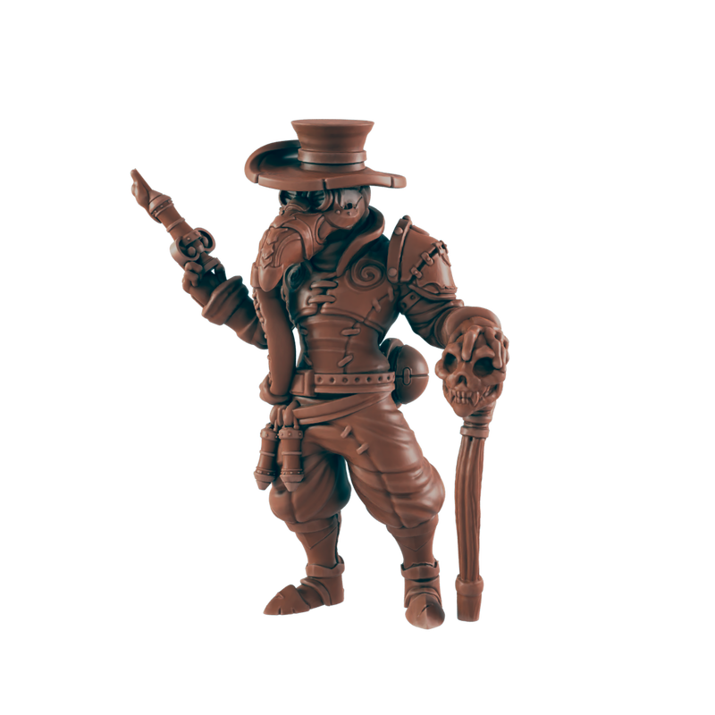 Plague Doctor - Bolts and Brimstone - Minis - EC3D - Steampunk - SciFi RPG