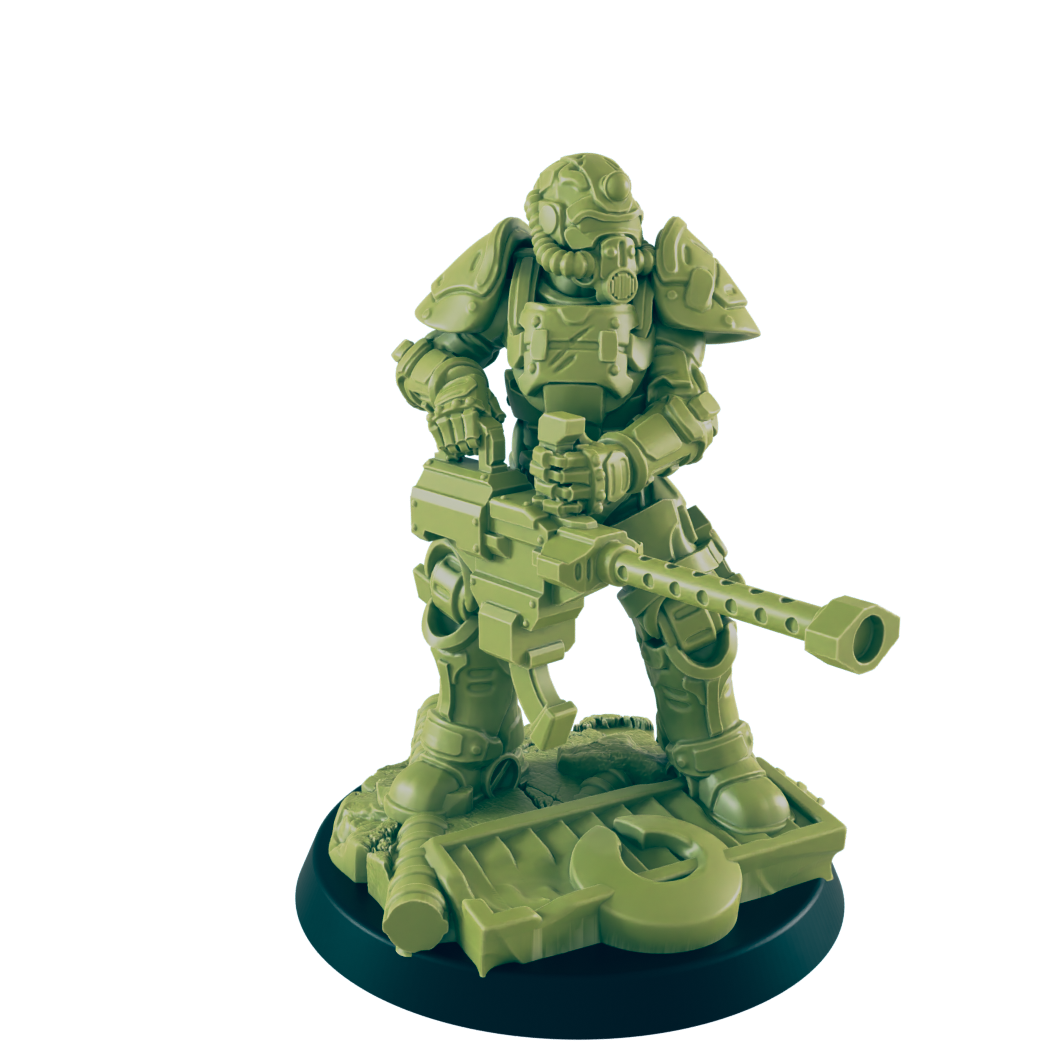 Power Armor - Beyond the Badlands - Mini - EC3D - Cyber Punk - SciFi RPG