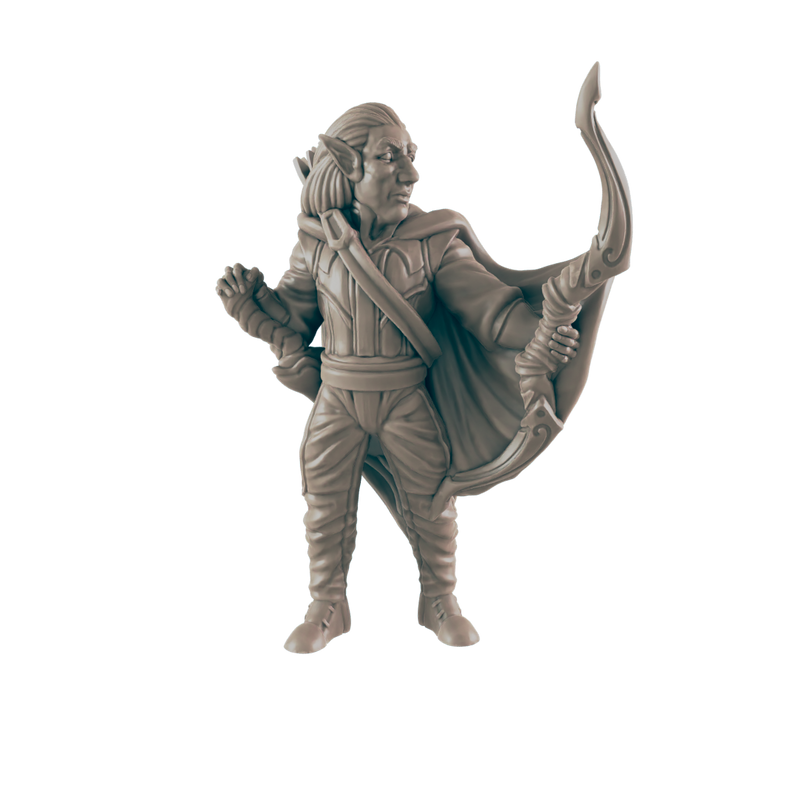 Ranger Elf Male - Everyday Heroes - Minis - EC3D - - Dungeons & Dragons - RPG - Tabletop - EC3D - Miniature