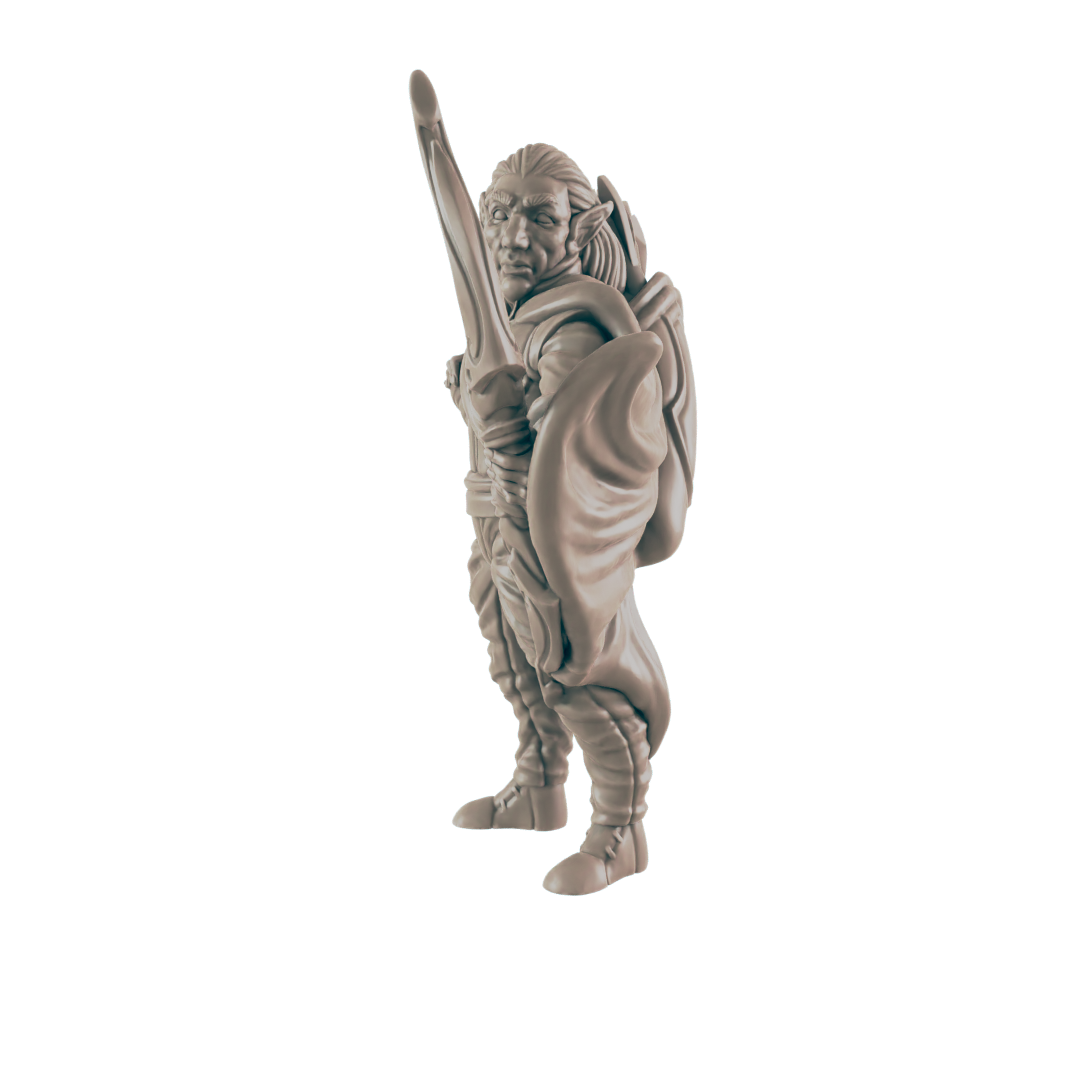 Ranger Elf Male - Everyday Heroes - Minis - EC3D - - Dungeons & Dragons - RPG - Tabletop - EC3D - Miniature