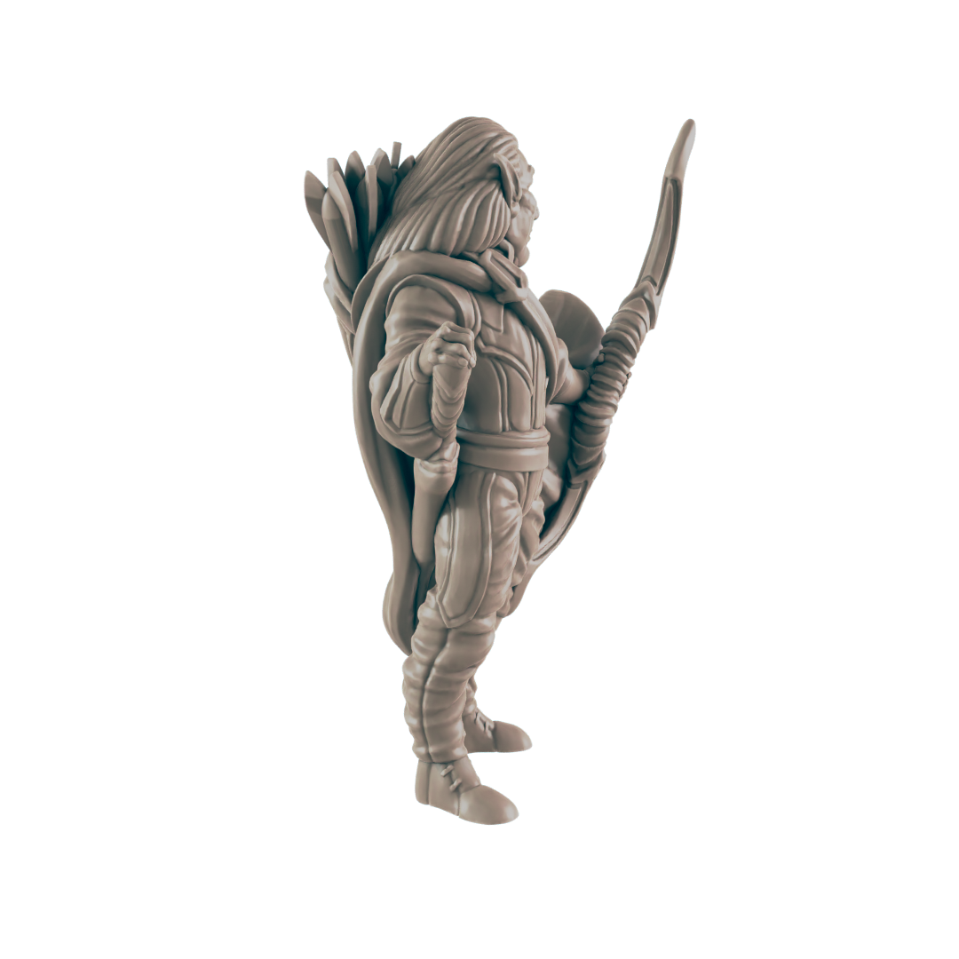 Ranger Elf Male - Everyday Heroes - Minis - EC3D - - Dungeons & Dragons - RPG - Tabletop - EC3D - Miniature