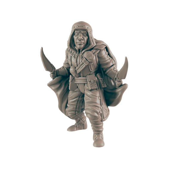 Rogue Human Male - Everyday Heroes - Minis - EC3D - - Dungeons & Dragons - RPG - Tabletop - EC3D - Miniature