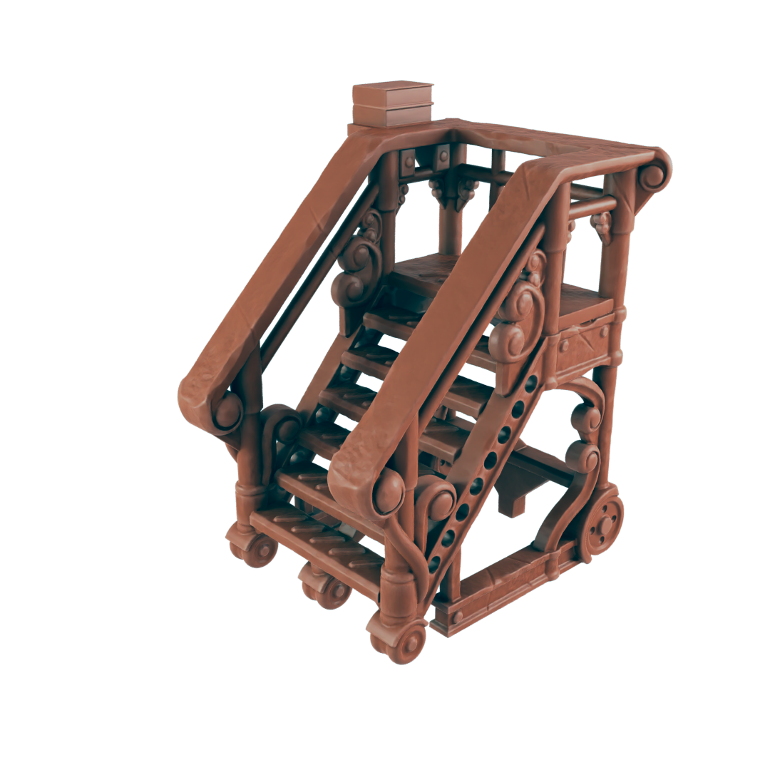 Library - Bolts and Brimstone - Scatter - EC3D - Steampunk - SciFi RPG