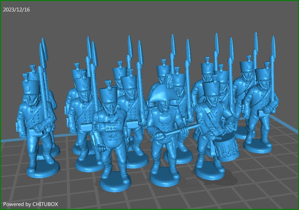 28mm Russian Jaegers btg 1805-07 - 15 minis