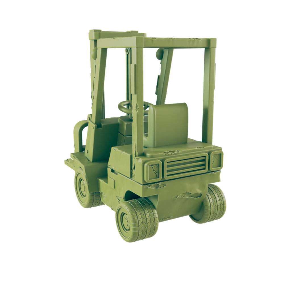 Small Forklift - Beyond the Badlands - Scatter- EC3D - Cyber Punk - SciFi RPG