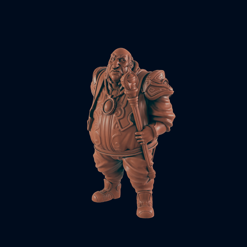 Snooty Nobleman - Bolts and Brimstone - Minis - EC3D - Steampunk - SciFi RPG