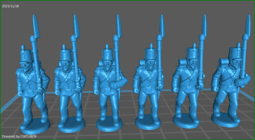 28mm Napoleonic Spanish Line btg 1811-14 - 21 minis - MC Mini