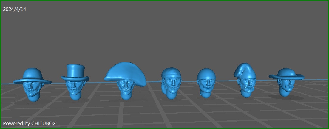 28mm Napoleonic Spanish Guerrilla (interchagable heads) - 19 minis