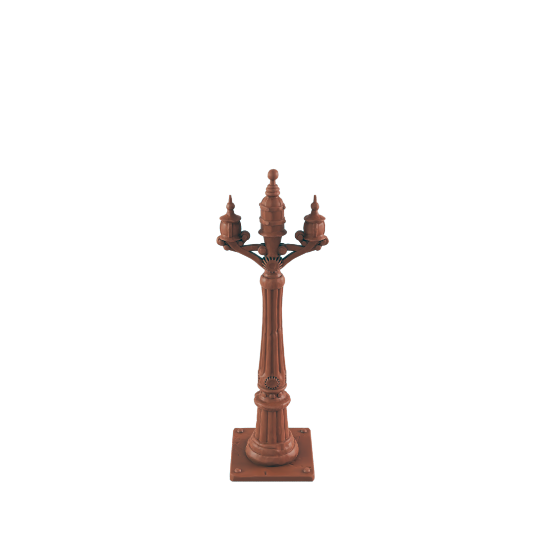 Street Lamp - Bolts and Brimstone - Scatter - EC3D - Steampunk - SciFi RPG