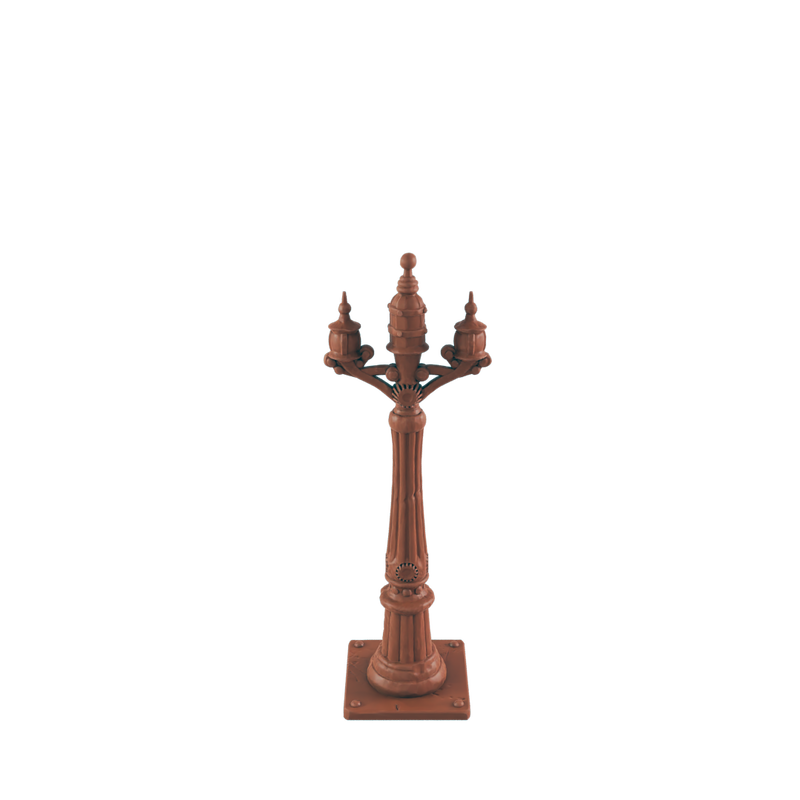 Street Lamp - Bolts and Brimstone - Scatter - EC3D - Steampunk - SciFi RPG