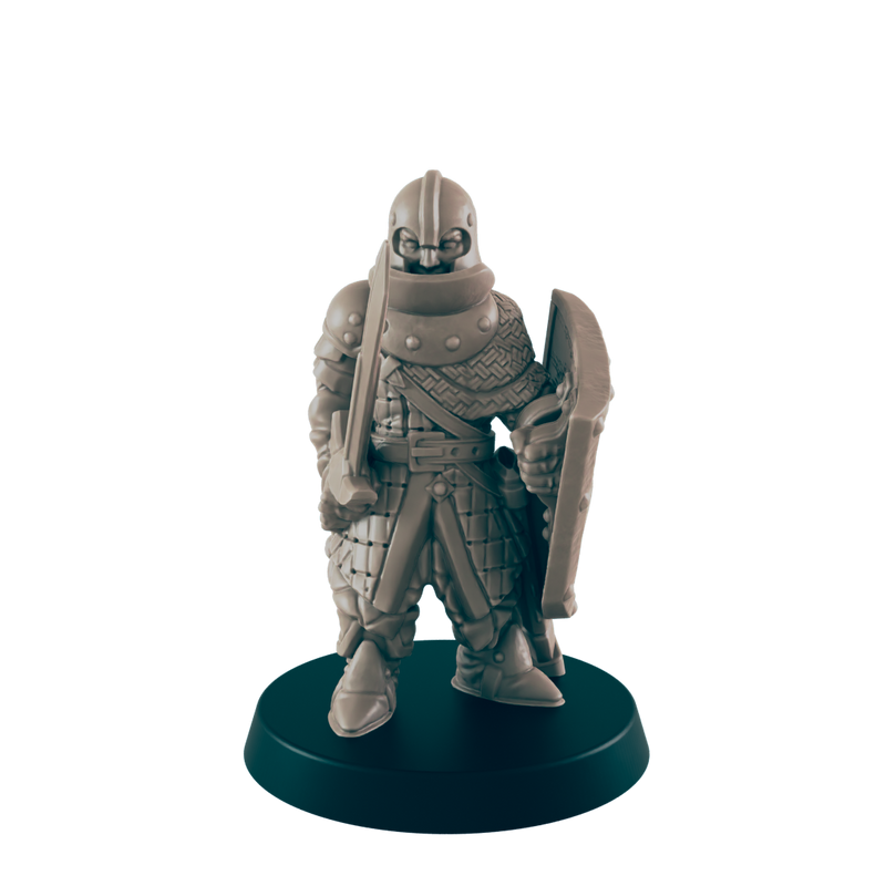 Town Guards - Everyday Folk - Minis - EC3D - - Dungeons & Dragons - RPG - Tabletop - EC3D - Miniature