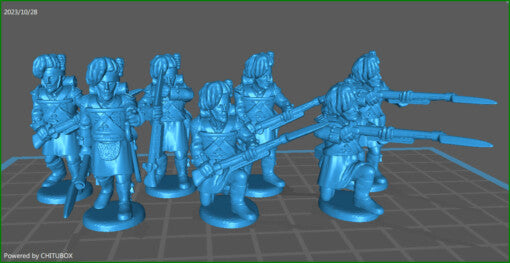 28mm Highlanders btg - 7 minis - MC Mini