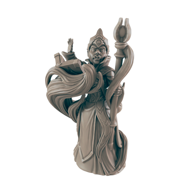 Wizard Halforc Female - Everyday Heroes - Minis - EC3D - - Dungeons & Dragons - RPG - Tabletop - EC3D - Miniature