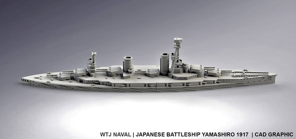 Yamashiro 1917 - IJN  - Pre Dreadnought Era - Wargaming - Axis and Allies - Naval Miniature - Victory at Sea