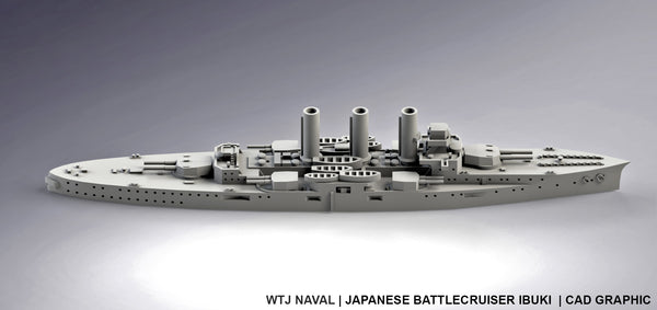 Ibuki - IJN  - Pre Dreadnought Era - Wargaming - Axis and Allies - Naval Miniature - Victory at Sea