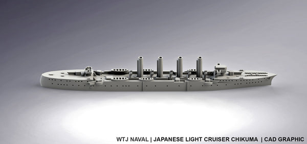 Chikuma - IJN  - Pre Dreadnought Era - Wargaming - Axis and Allies - Naval Miniature - Victory at Sea